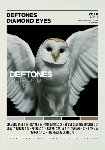 40X60Cm Deftones Album Poster