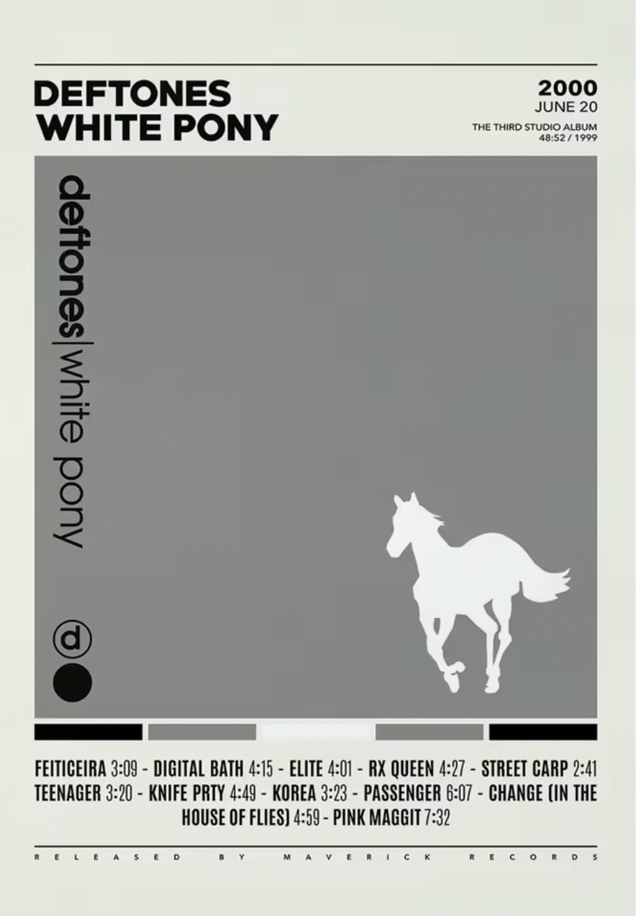 40X60Cm Deftones Album Poster