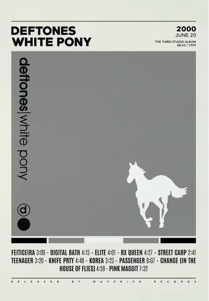 40X60Cm Deftones Album Poster
